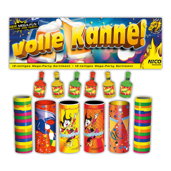 Bild 1 von Nico Feuerwerk Volle-Kanne 12tlg.