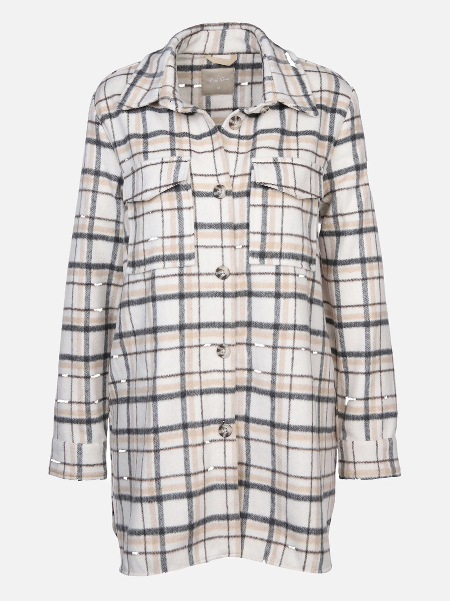 Bild 1 von Damen Overshirt mit Karo
                 
                                                        Braun