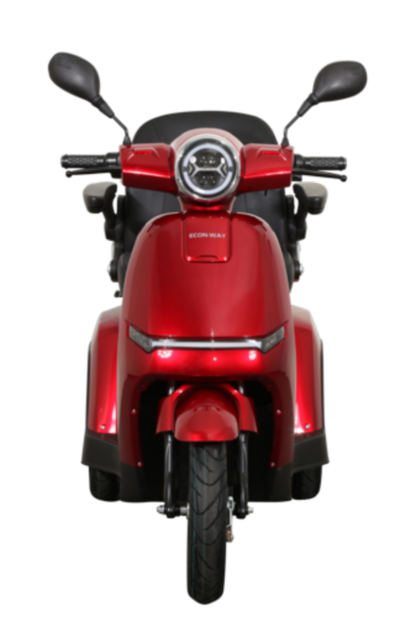Bild 4 von Econ- Way 3 Rad/ 4 Rad Seniorenmobil mit Hardkoffer 1000W rot  SLSM 04/ SLSM 05