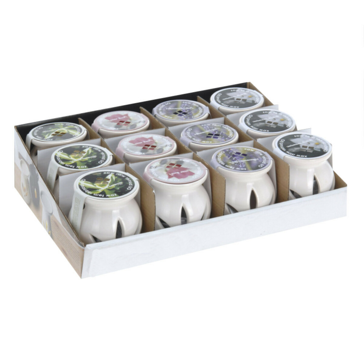 Bild 1 von Teelicht-Duftlampe Ø 8 cm aus Keramik mit Duftwachs in 4 Sorten