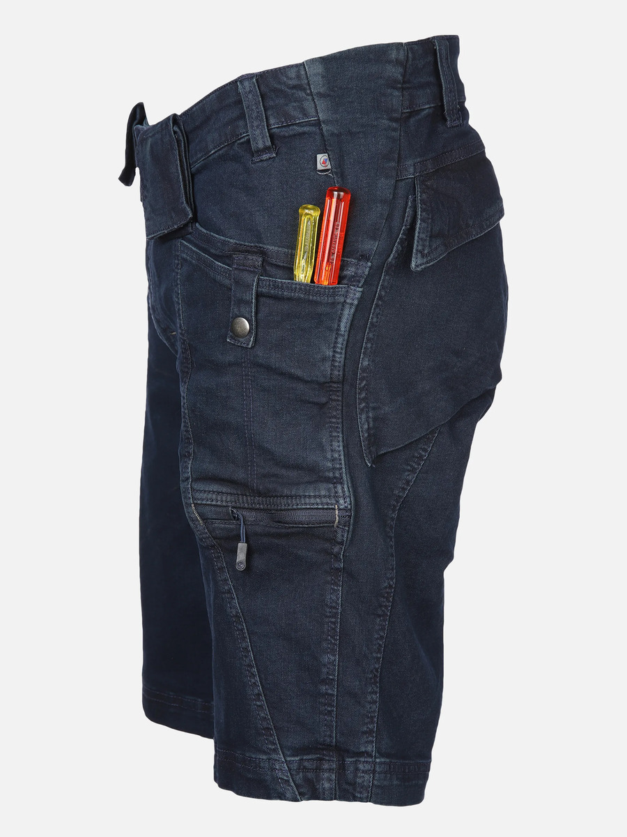 Bild 3 von Herren Denim Arbeitshose mit vielen Details
                 
                                                        Blau