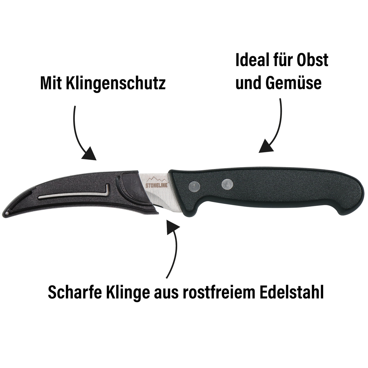 Bild 3 von STONELINE® Schneidebrett und Gemüsemesser Set, 2-tlg.