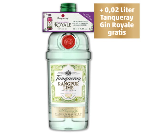 Bild 1 von TANQUERAY Flor de Sevilla, Rangpur Lime oder Royale Gin*