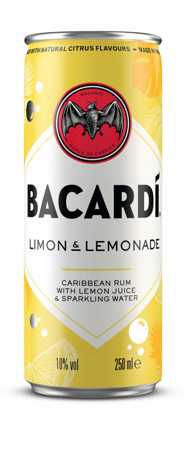 Bild 1 von Bacardi Limon & Lemonade 0,25L
