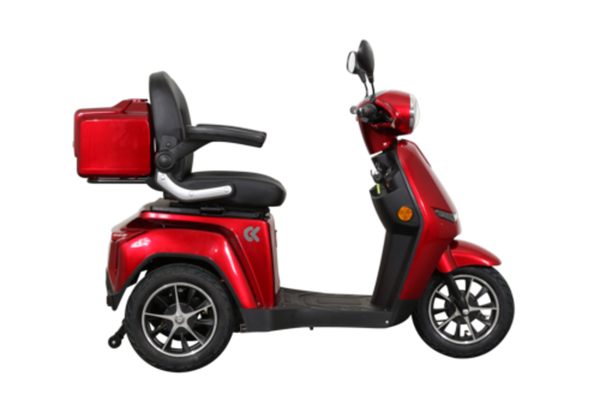 Bild 3 von Econ- Way 3 Rad/ 4 Rad Seniorenmobil mit Hardkoffer 1000W rot  SLSM 04/ SLSM 05