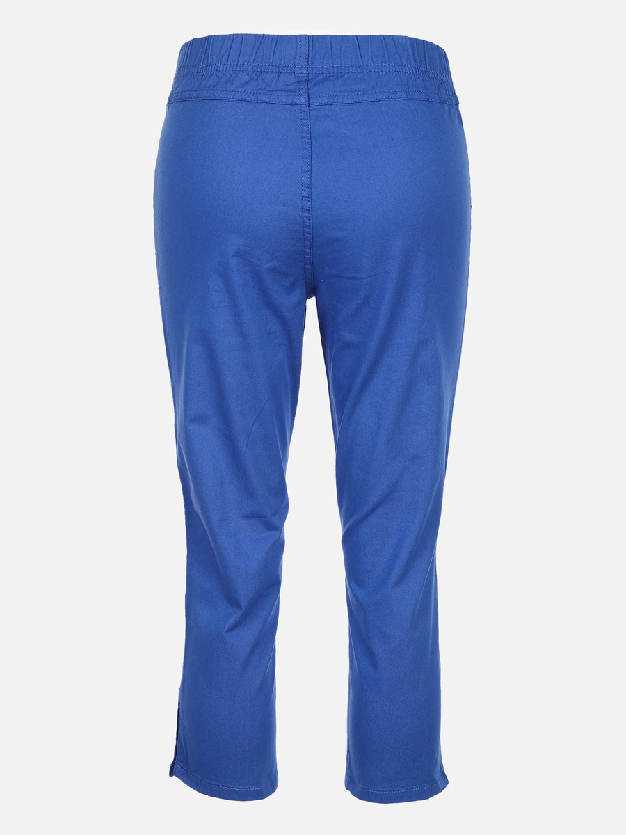 Bild 2 von Damen Capri Hose mit seitlichen Knöpfen
                 
                                                        Blau