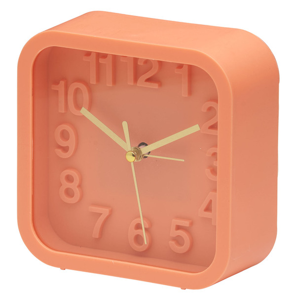 Bild 4 von AMARE Schlafzimmer Wecker skandinavisch Agenta 13 x 13 x 5 cm, Pastell Coral