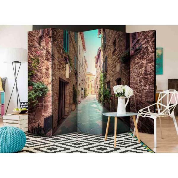 Bild 1 von Spanischer Raumteiler mit Altstadt Gässchen in der Toscana 225 cm breit