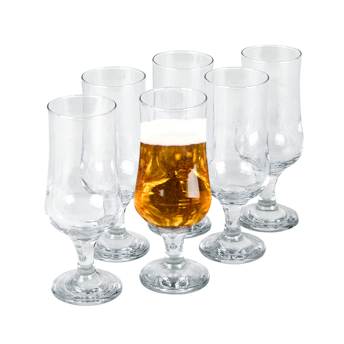 Bild 1 von Biergläser auf Fuß