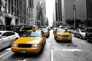 Papermoon Fototapete "New Yorker Taxis"