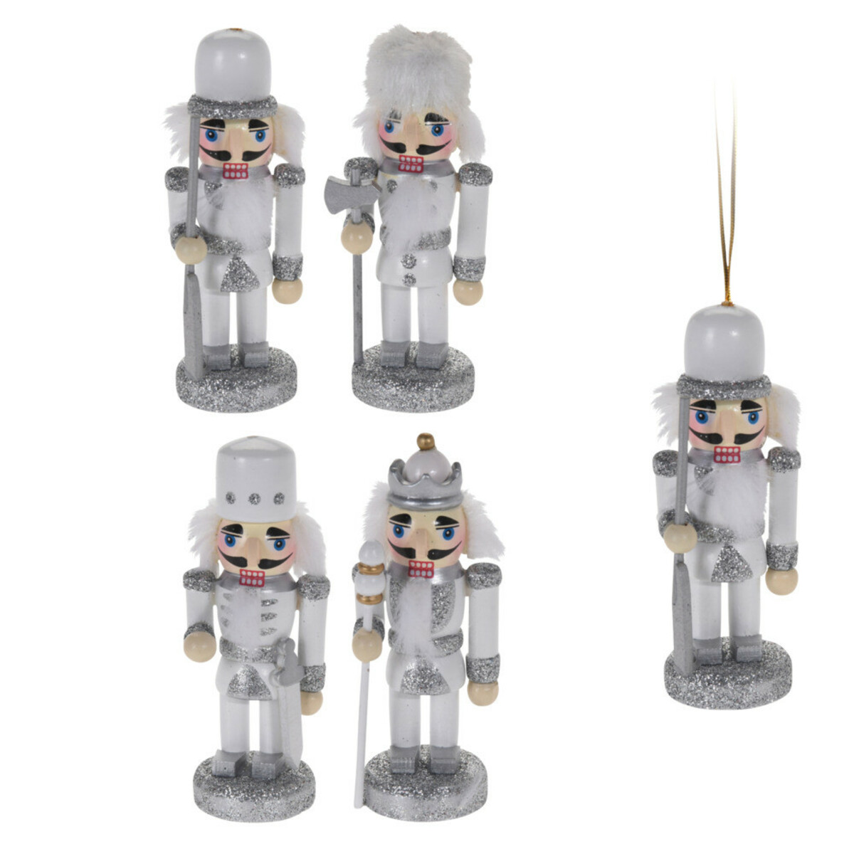 Bild 1 von Nussknacker 9 cm aus Holz mit Aufhängung