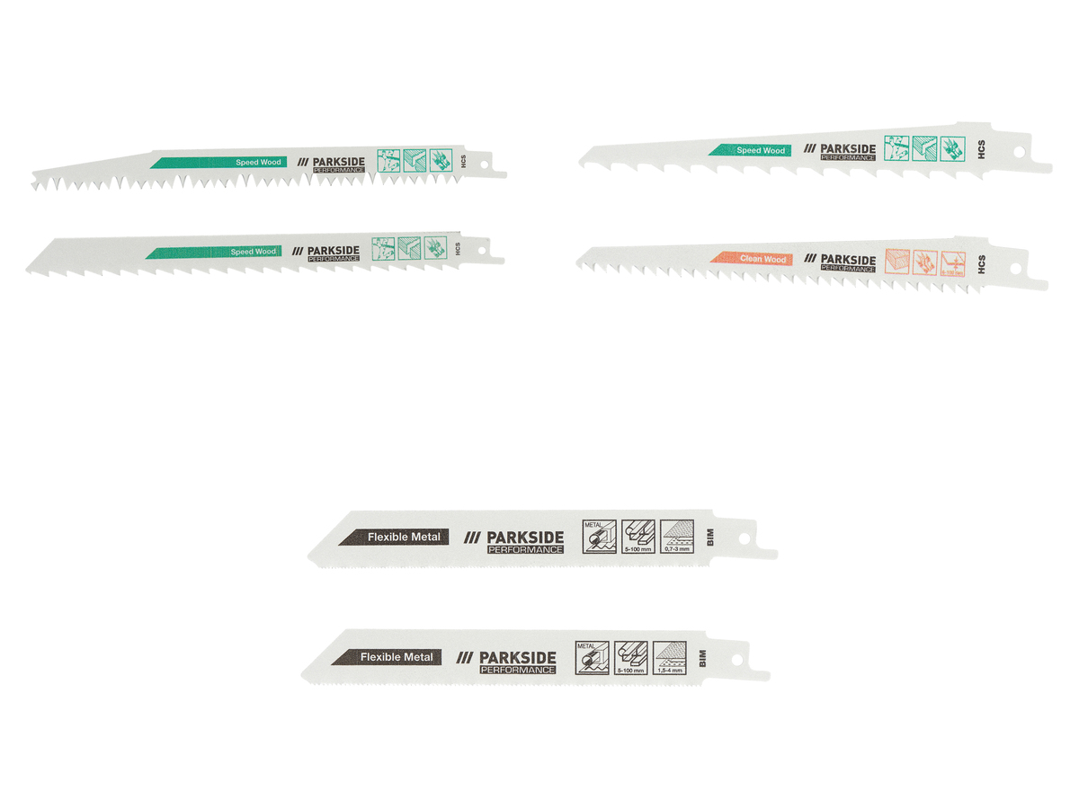 Bild 1 von PARKSIDE PERFORMANCE® Säbelsägeblatt-Set »PFSZP 3 A1«, 2-teilig