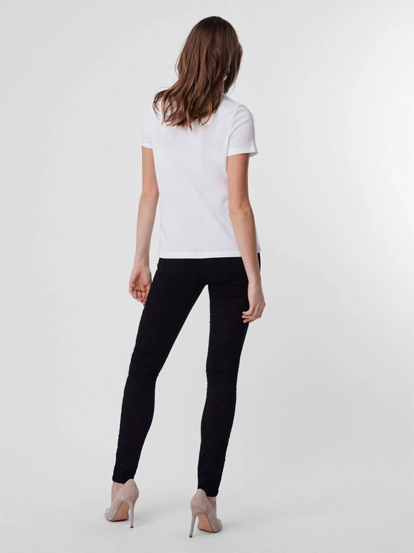 Bild 2 von Vero Moda VMDONNAFRANCIS SS TOP Shirt
                 
                                                        Weiß