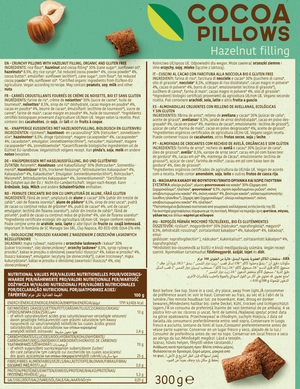 Bild 2 von Turtle Bio Schokokissen mit Haselnussfüllung