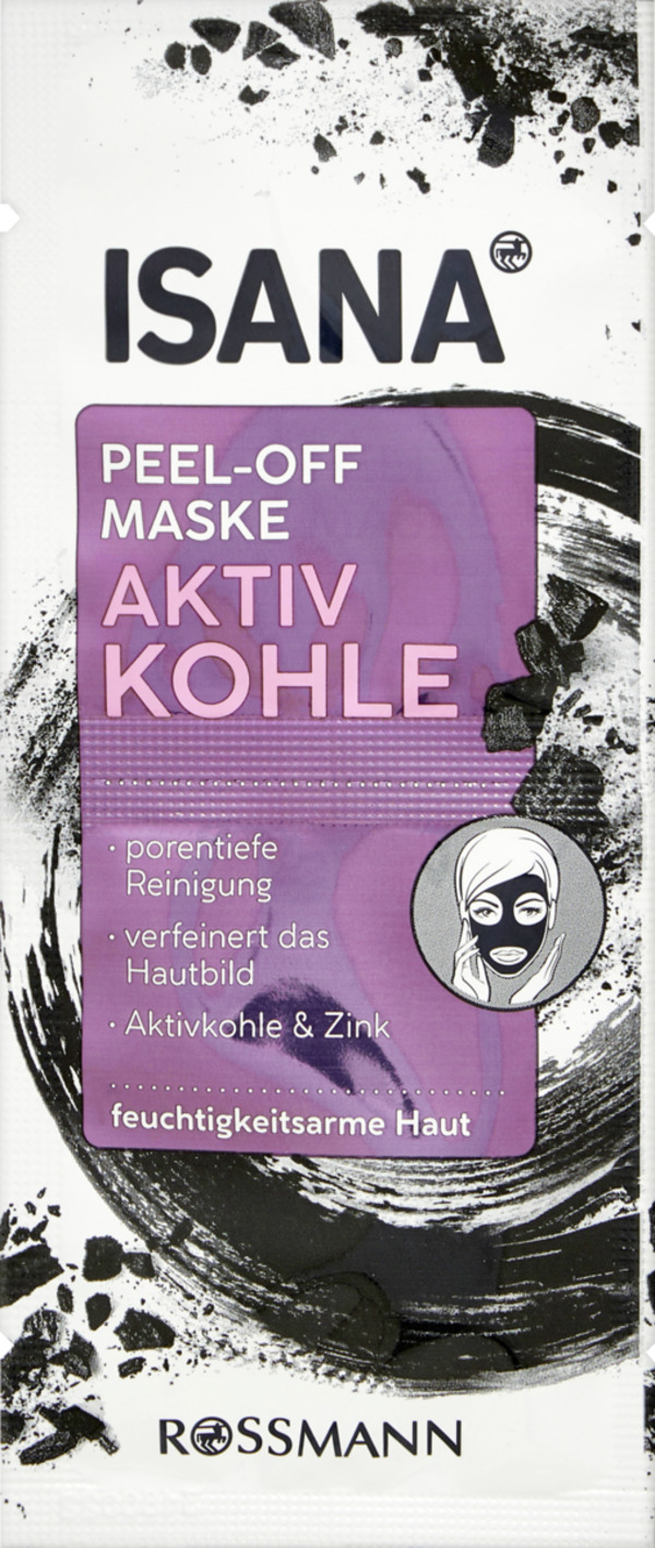 Bild 1 von ISANA Aktiv-Kohle Peel Off-Maske 3.44 EUR/100 ml