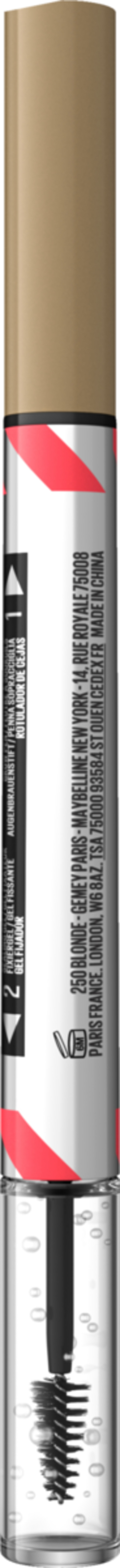 Bild 3 von Maybelline New York Build-A-Brow 2in1 Augenbrauenstift Nr. 250 blonde + Versiegelungsgel