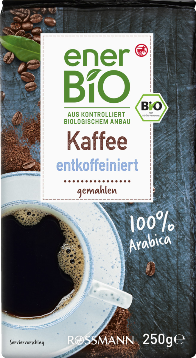 Bild 1 von enerBiO Kaffee entkoffeiniert gemahlen