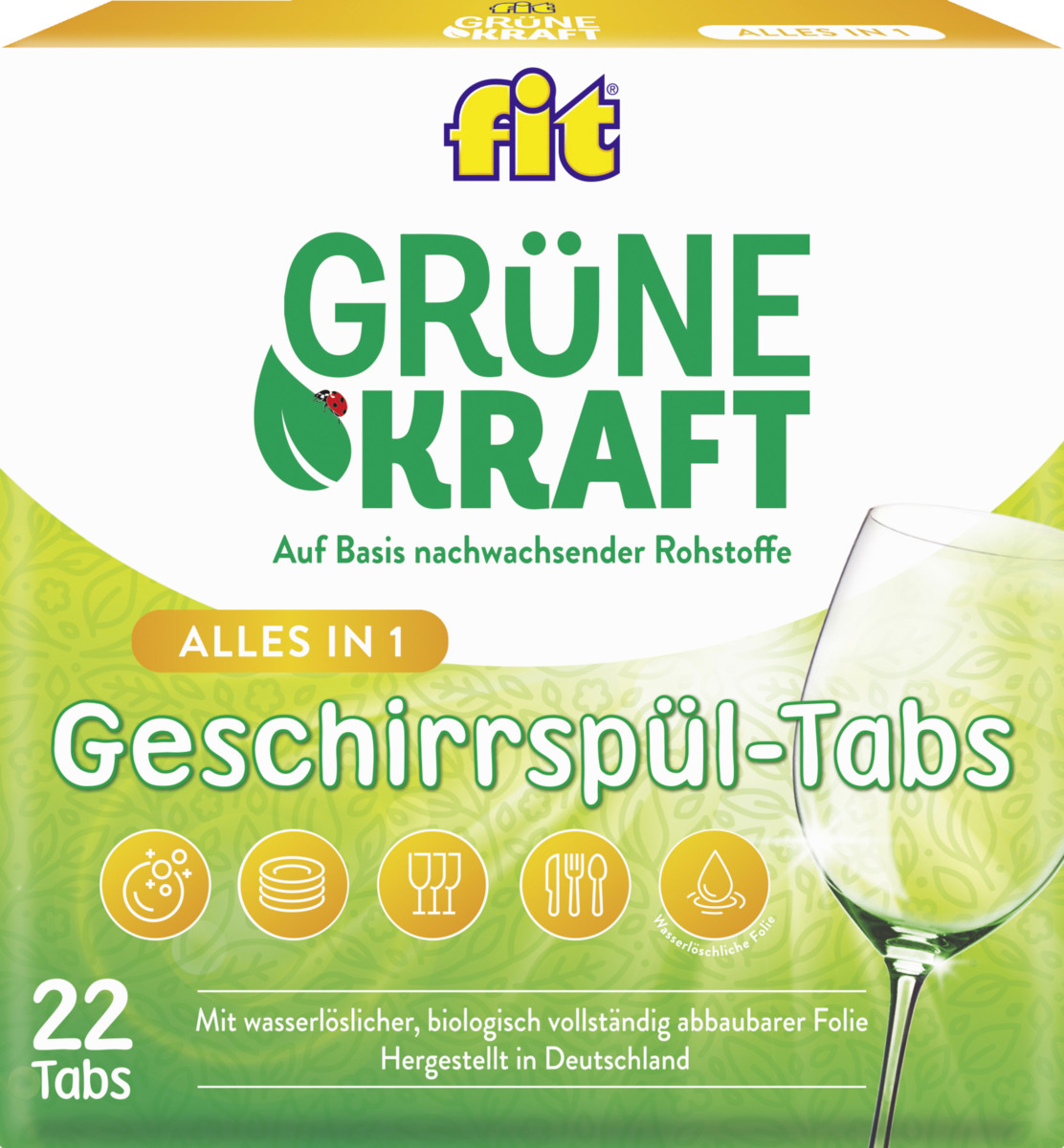 Bild 1 von fit Grüne Kraft Alles-in-1 Tabs M-Pack