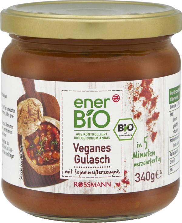 Bild 1 von enerBiO Veganes Gulasch