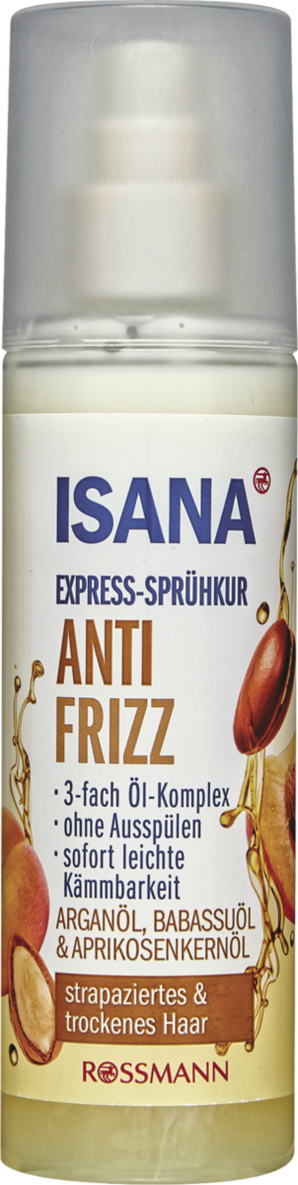 Bild 1 von ISANA Express-Sprühkur Anti-Frizz 0.75 EUR/100 ml