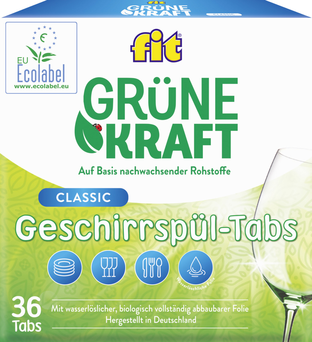 Bild 1 von fit Grüne Kraft Classic Tabs 36 M-Pack