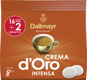 Dallmayr Crema d'oro Intensa Kaffeepads