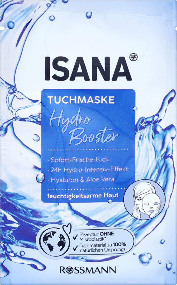 Bild 1 von ISANA Hydro Booster Tuchmaske