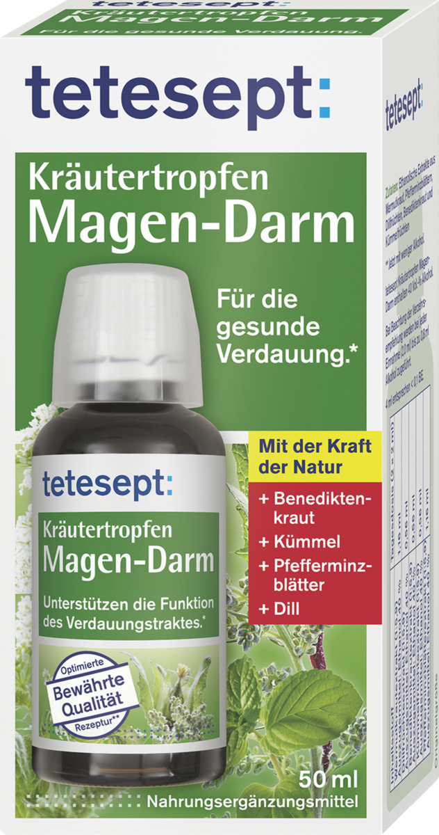 Bild 1 von tetesept Kräutertropfen Magen-Darm