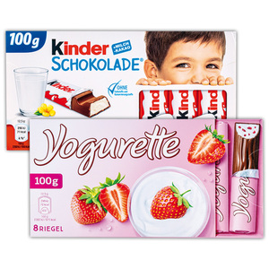 Ferrero Kinder Schokolade / Yogurette
