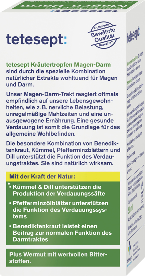 Bild 4 von tetesept Kräutertropfen Magen-Darm