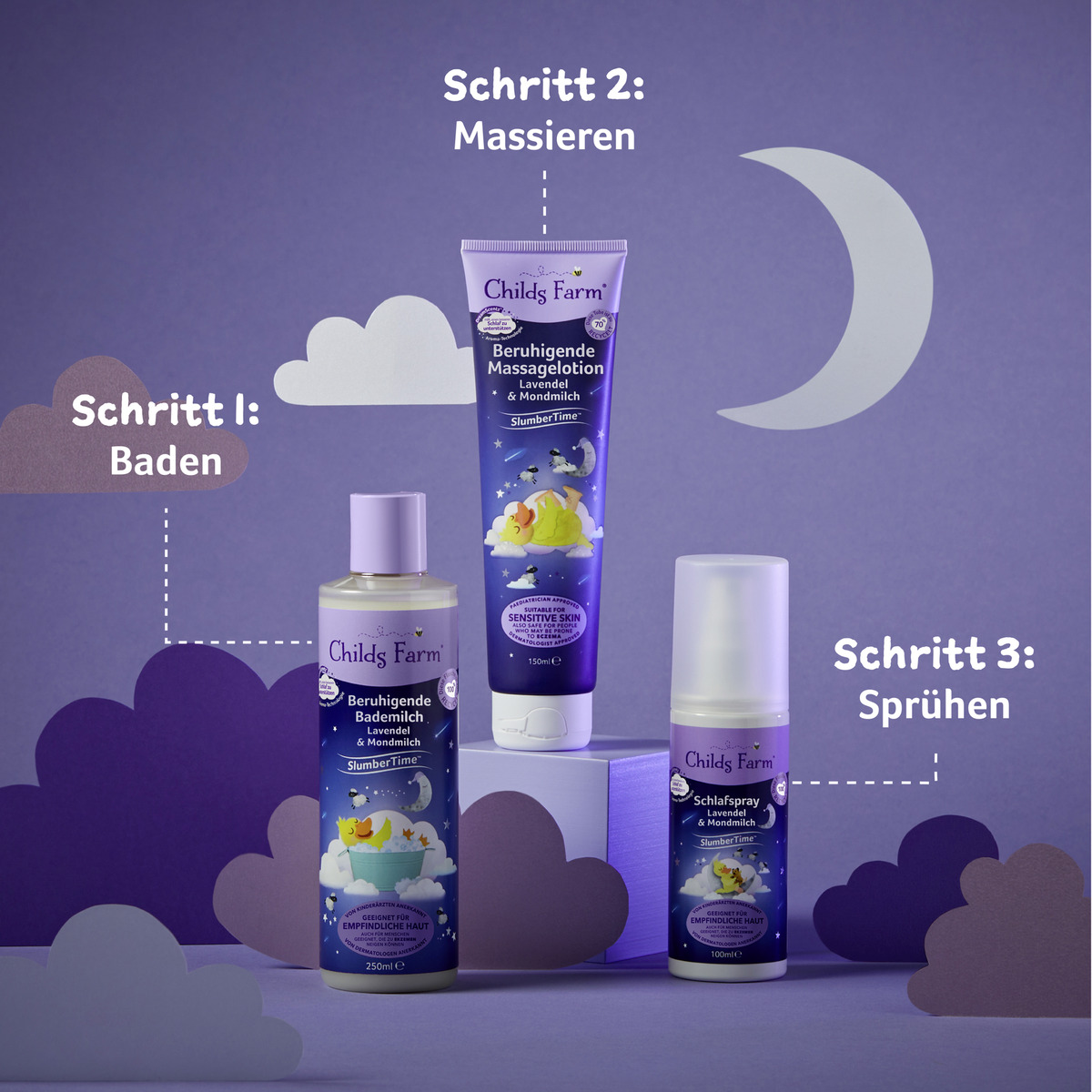 Bild 3 von Childs Farm Beruhigende Bademilch Lavendel & Mondmilch