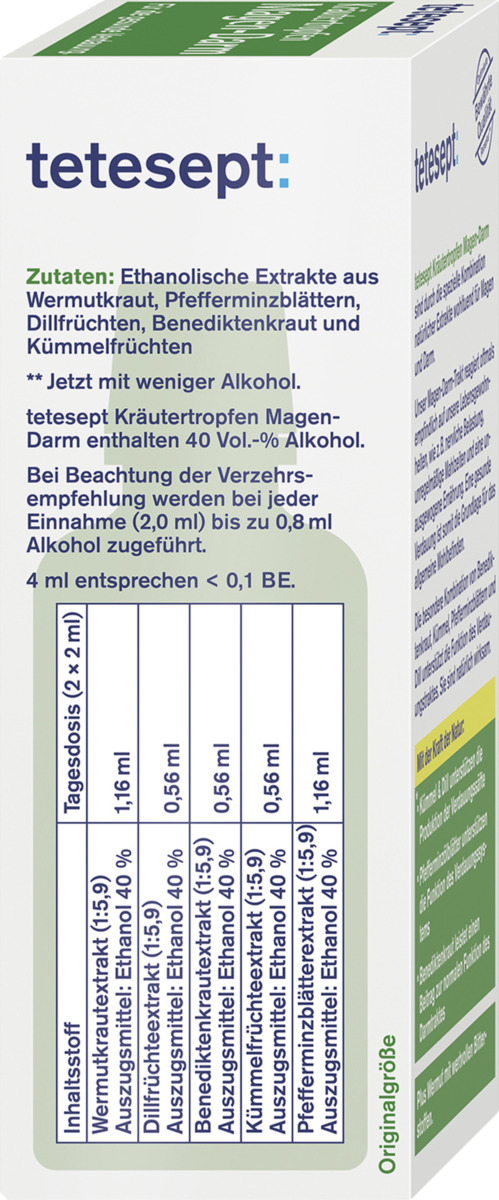 Bild 2 von tetesept Kräutertropfen Magen-Darm