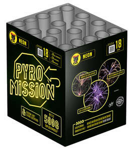 COMET XXL-Neon-Fächer-Batterie »Pyro Mission«