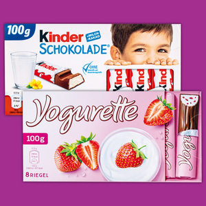 Ferrero Kinder Schokolade / Yogurette