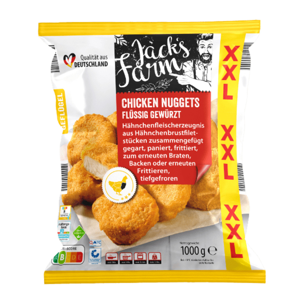 Jacks Farm Chicken Nuggets Xxl Von Aldi Nord Ansehen