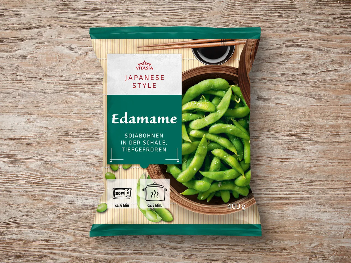 Vitasia Edamame Sojabohnen, 400 g von Lidl ansehen!