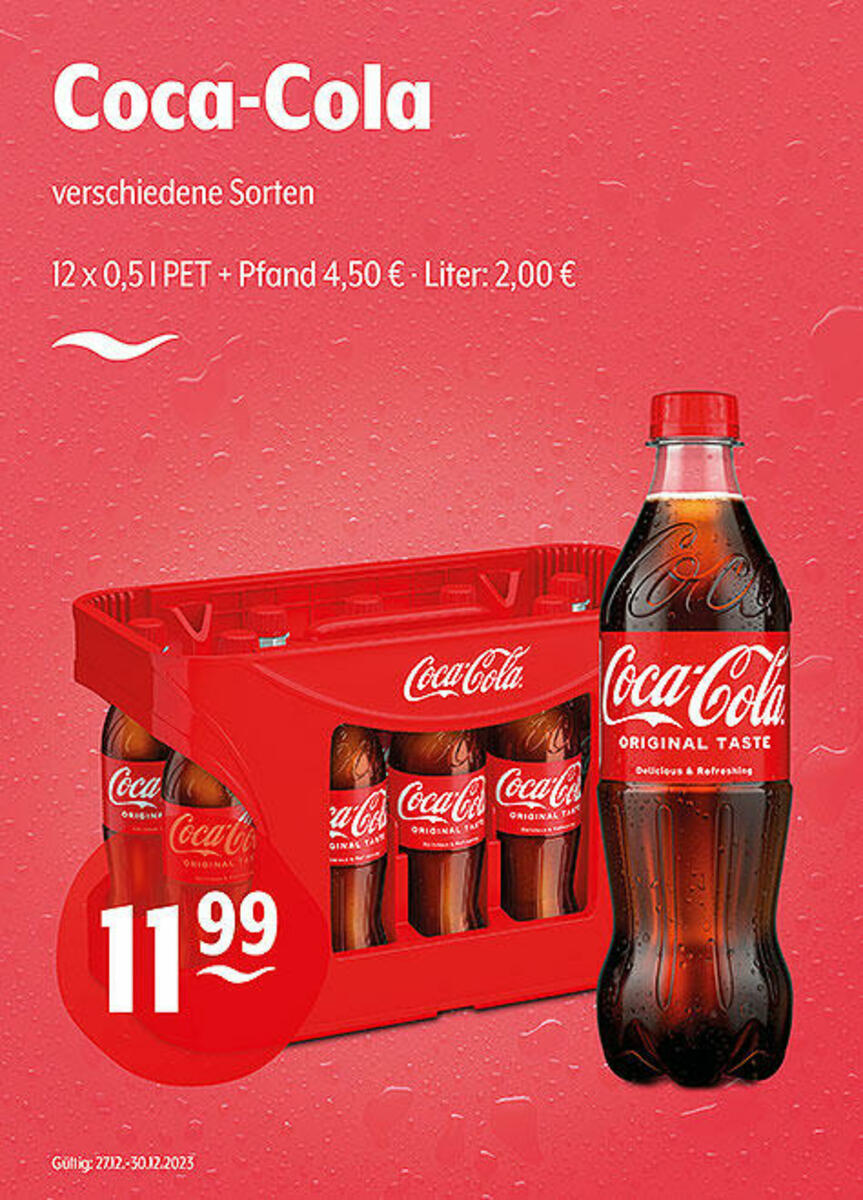 CocaCola verschiedene Sorten von Getränke Hoffmann ansehen!