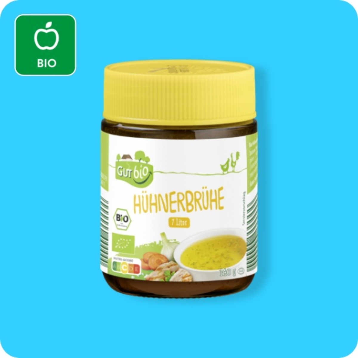 Bild 1 von Bio-Brühe im Glas