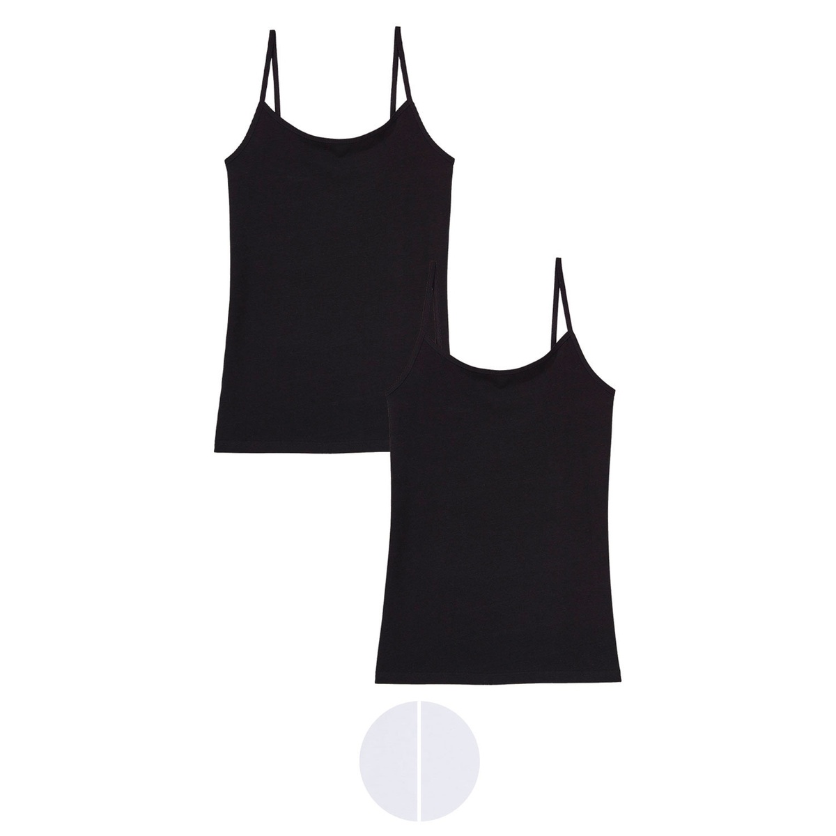 Bild 1 von UP2FASHION Damen Spaghetti oder Tanktops, 2er-Packung