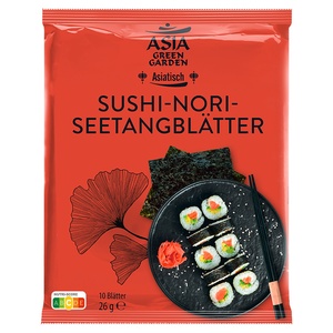 ASIA GREEN GARDEN Sushi-Nori-Seetangblätter 26 g