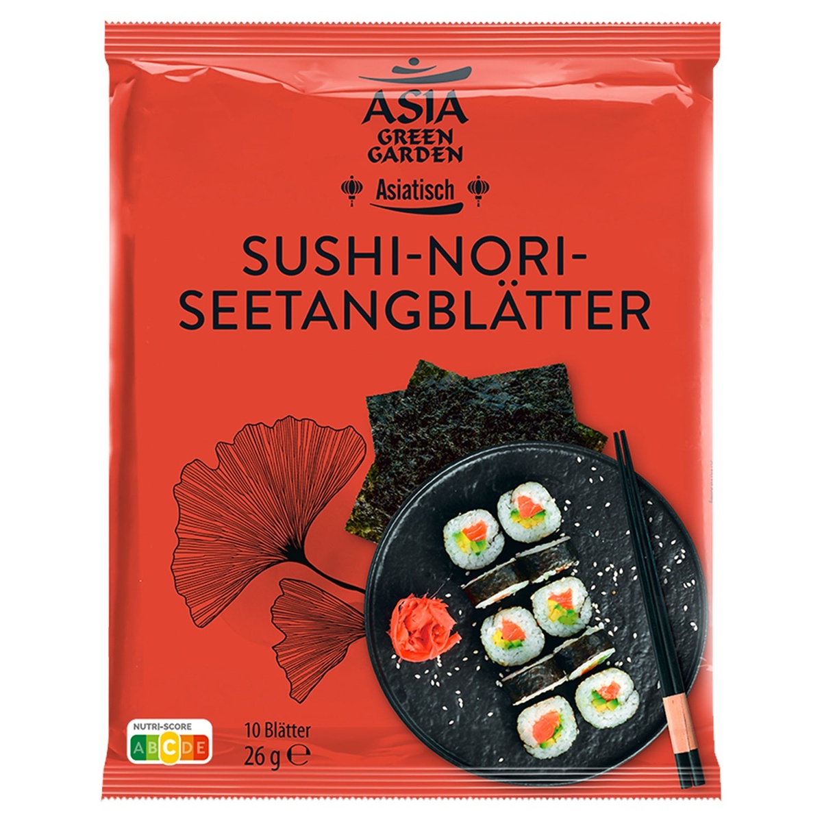 Bild 1 von ASIA GREEN GARDEN Sushi-Nori-Seetangblätter 26 g