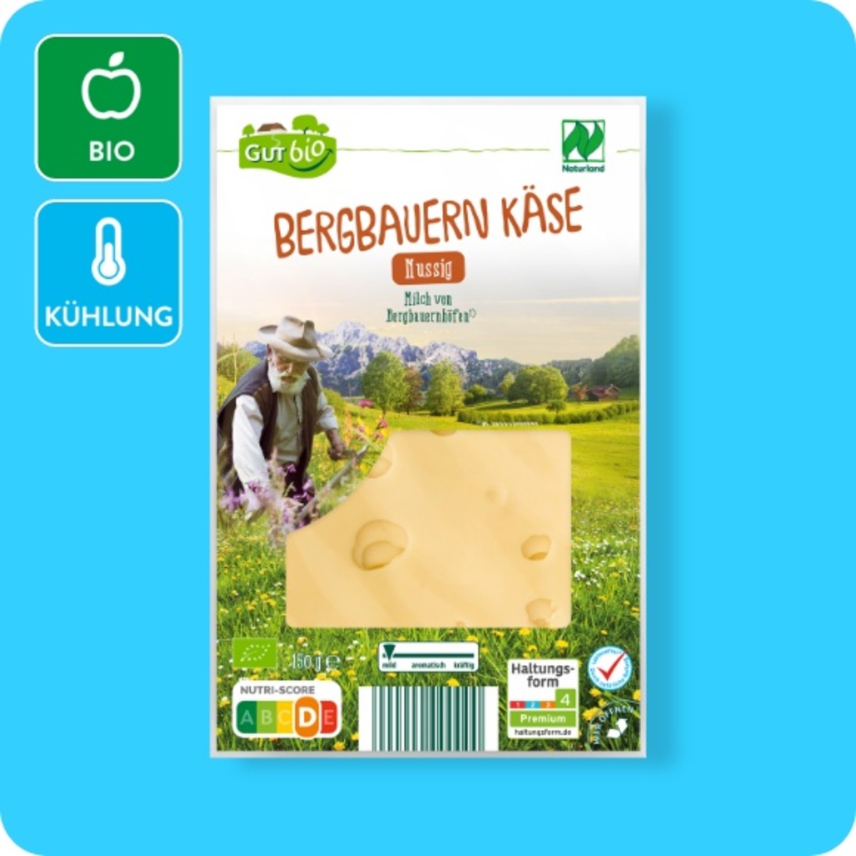 Bild 1 von Bio-Bergbauernkäse