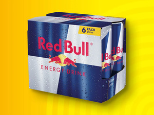 Red Bull Energy Drink, 
         6x 0,25 l zzgl. 1.50 Pfand
