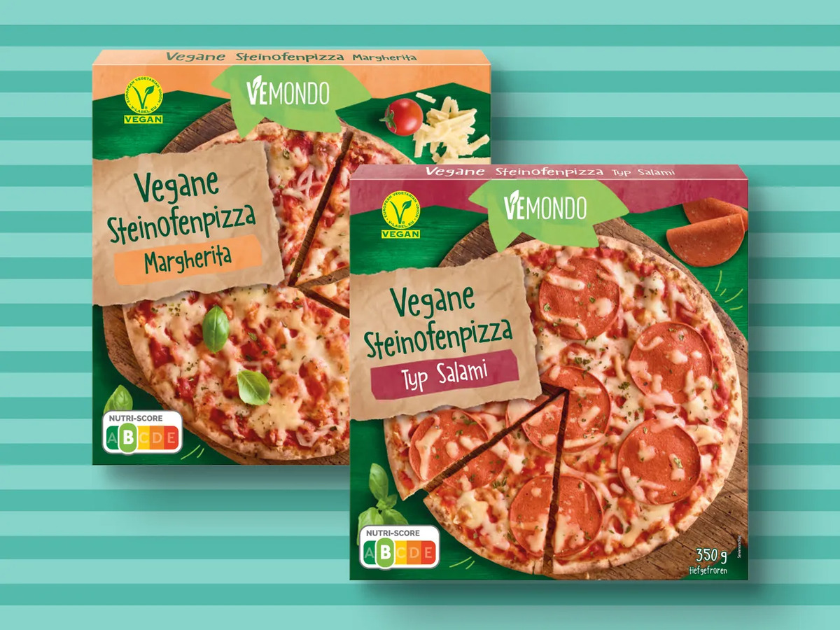 Bild 1 von Vemondo Vegane Steinofenpizza, 
         350/300 g