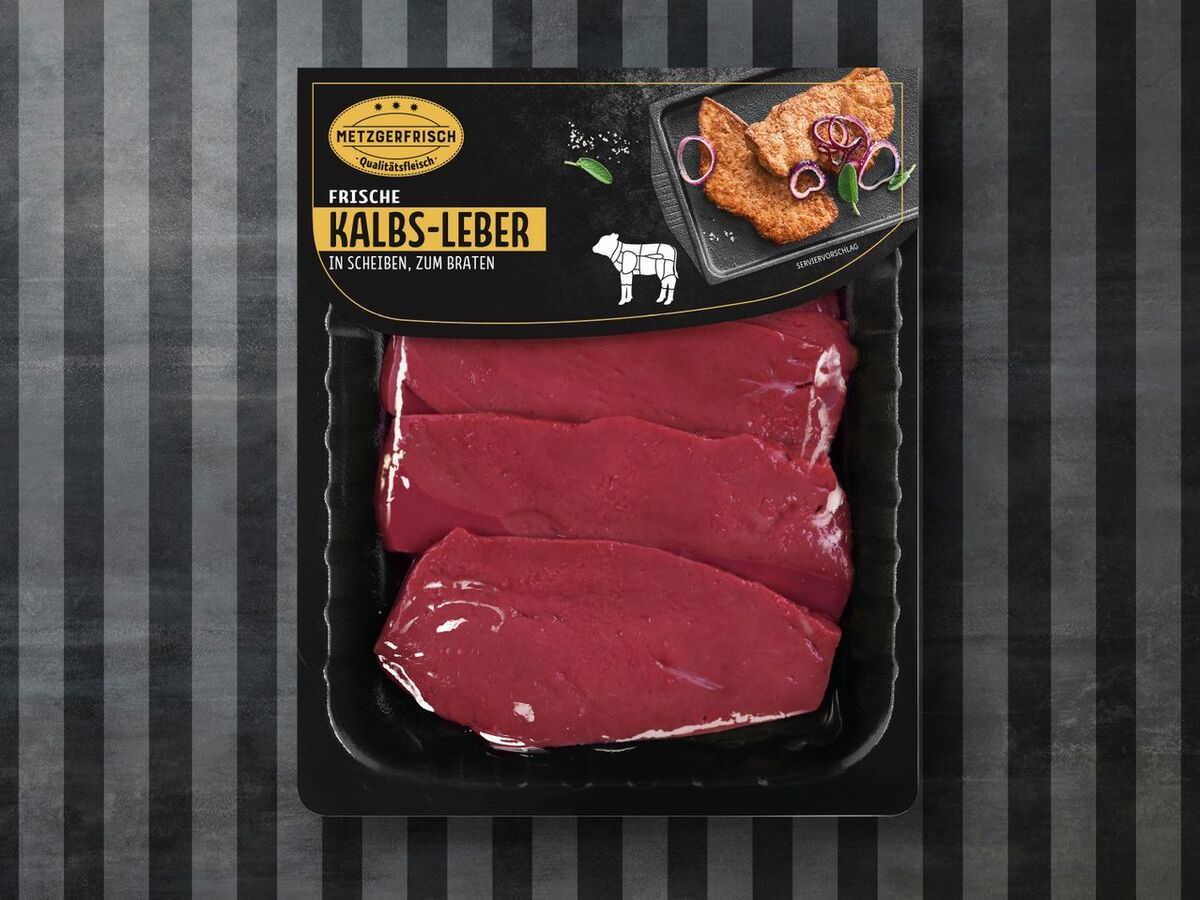 Bild 1 von Metzgerfrisch Premium Frische Kalbs-Leber, 
         400 g