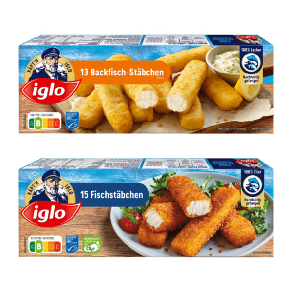 Bild 1 von IGLO Backfisch-Stäbchen / Fischstäbchen