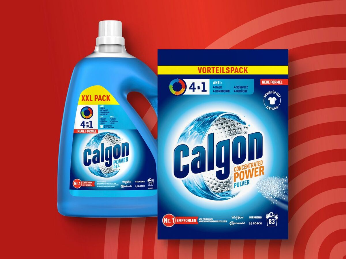 Bild 1 von Calgon 4in1 Wasserenthärter, 
         2,075 kg/3,750 l/61 Stück