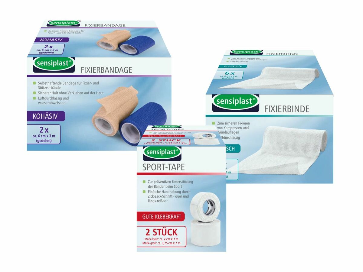 Bild 1 von sensiplast® Binden- und Bandagensortiment, 
         Stück/Set