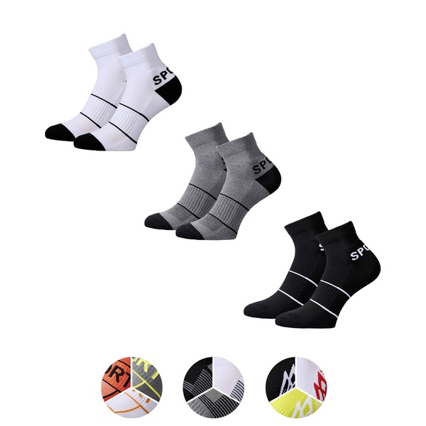 Bild 1 von CRANE Damen und Herren Fitness-Socken, 3 Paar