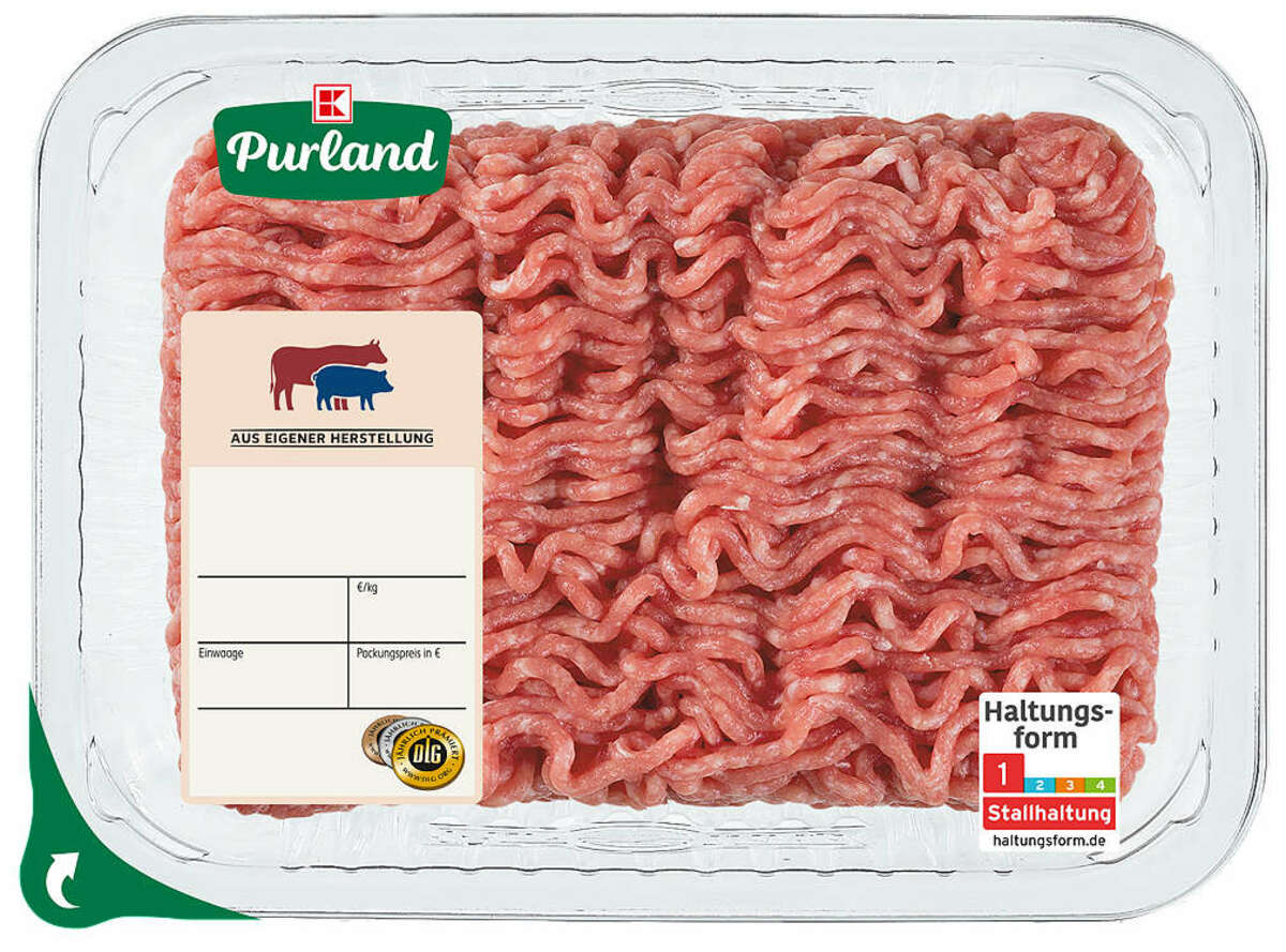 Bild 1 von K-PURLAND Hackfleisch gemischt